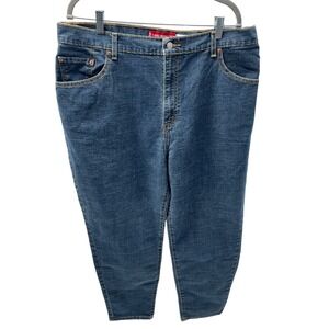 Levi's 550 Womens Size 20 Relaxed Tappered Leg Jeans Comfort Stretch Denim